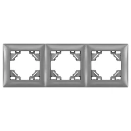 ramka-potrojna-do-gniazdek-kontaktow-toolight-oste-jnh015-3f-szara