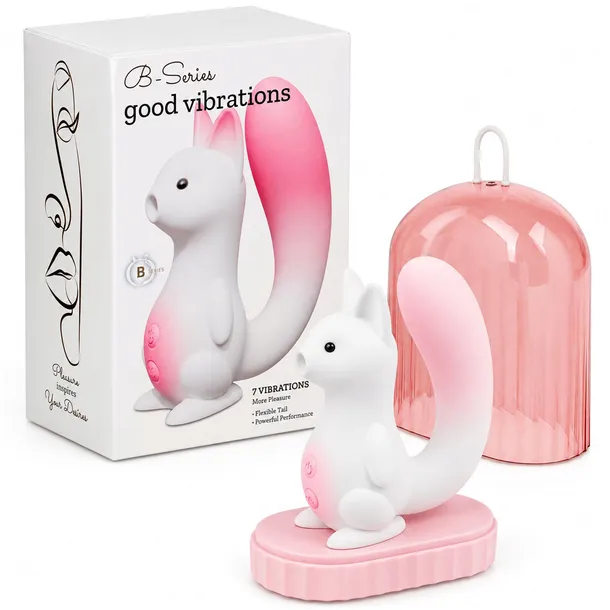 Słodki wibrator wiewiórka wielofunkcyjny Squirrel Smart Tail B-Series