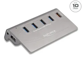 hub-usb-delock-4x-usb-a-10-gb-s-z-portem-ladowania-24-a-szary
