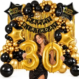 dekoracje-balony-scianka-zestaw-balonow-na-30-urodziny-120-szt