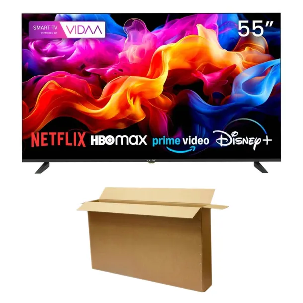 Kiano Elegance 55" LED 4K Smart TV VIDAA DVB-T2