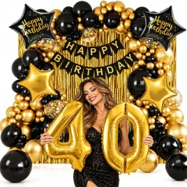 dekoracje-balony-scianka-zestaw-balonow-na-40-urodziny-120-szt