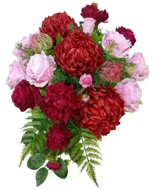 stroik-gesty-wiazanka-na-grob-cmentarz-roze-chryzantemy