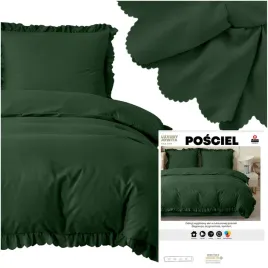 posciel-220x200-falbanka-mikrofibra-2-poszewki-70x80-luxury-jowita-zielona