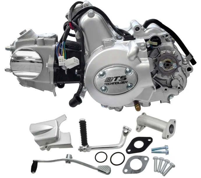 Silnik Poziomy 139Fmb, 70Cc 4T, 4-Biegowy Manual, Srebrny (Bez Oleju)