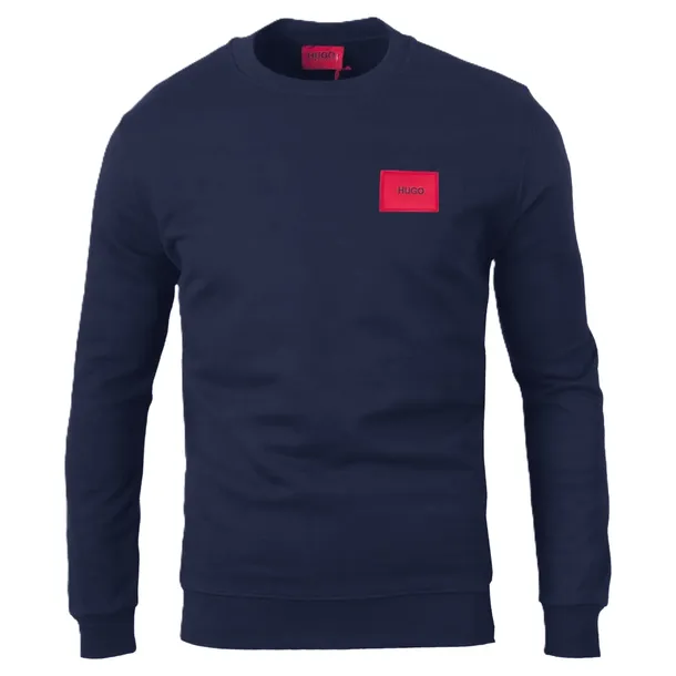 HUGO BOSS bluza męska granatowa przez głowe prezent XL