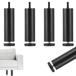 nozki-meblowe-tianlin-m8-czarne-aluminium-15-cm-regulacja-wysokosci