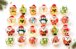 pierscionek-swiateczny-25-cm-mikolaj-balwanek-pingwin-zestaw-24-szt