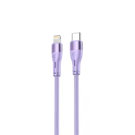 kabel-tellur-silicone-type-c-do-lightning-pd30w-1m-fioletowy