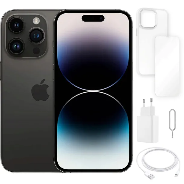 IPHONE 14 PRO MAX 128 GB | PREMIUM A+| BATERIA 100% | CZARNY | SIM + eSIM