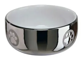 trixie-miska-ceramiczna-03l-11cm-srebrno-biala