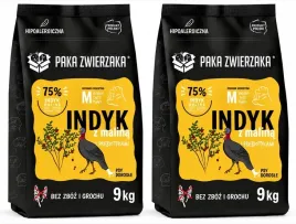 paka-zwierzaka-adult-m-indyk-z-malina-2x9kg