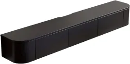 szafka-rtv-wiszaca-120cm-czarna-konsola-pod-telewizor-zaokraglona-2-polki