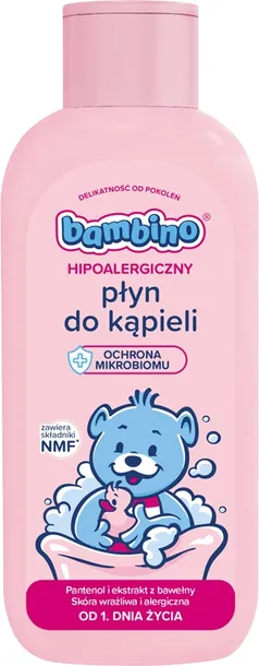 BAMBINO Płyn do kąpieli dla dzieci niemowląt 400ml