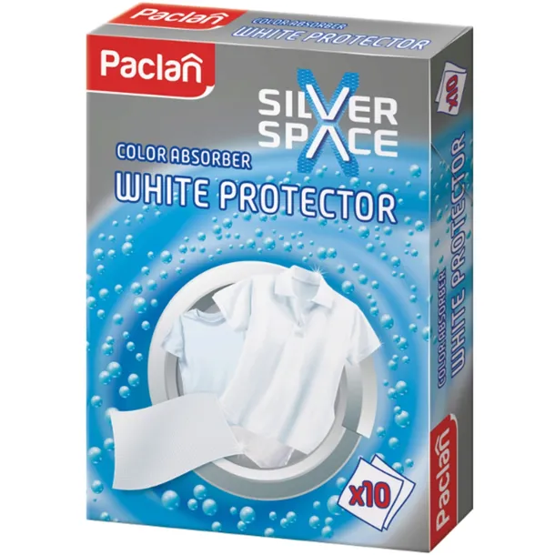 PACLAN Chusteczki do Prania Wyłapujące COLOR ABSORBER ochrona białego 10szt