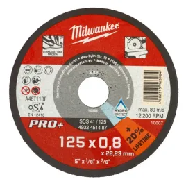 milwaukee-cienka-tarcza-do-ciecia-metalu-wypukla-pro-125x08x222mm
