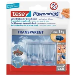 tesa-haczyki-wieszaki-samoprzylepne-do-1kg-duze-do-ozdob-przezroczyste-2szt