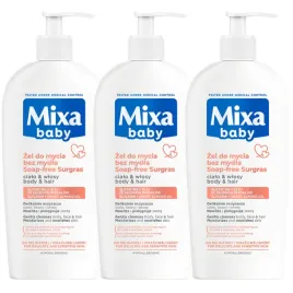 mixa-baby-lagodny-zel-do-mycia-bez-mydla-cialo-i-wlosy-z-olejkiem-3x400ml