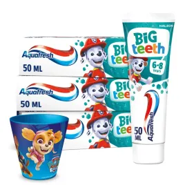 aquafresh-pasta-do-zebow-dla-dzieci-6-8-lat-psi-patrol-50ml-kubek-gratis