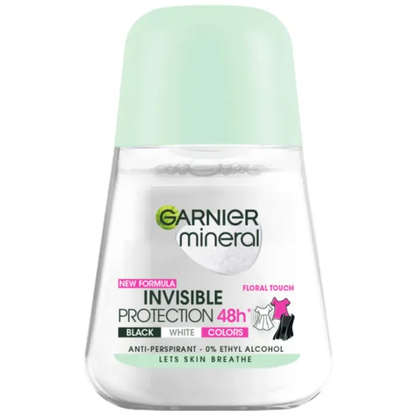 Garnier Mineral Floral Roll-On Antyperspirant Dla Kobiet Bez Alkoholu 50ml