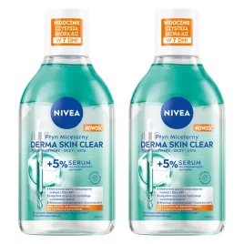 2-x-nivea-derma-skin-clear-plyn-micelarny-do-demakijazu-z-5percent-serum-400-ml
