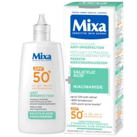 mixa-matujacy-ultralekki-krem-ochronny-spf50-przeciw-niedoskonalosciom-40ml