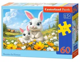 puzzle-60-bunnies-in-flower-castor