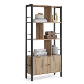 regal-industrialny-na-ksiazki-4-polki-stalowy-regal-stojacy-loft