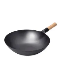 stalowa-patelnia-wok-z-drewniana-raczka-pronett-25-cm