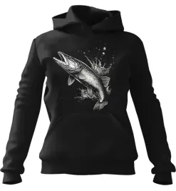 bluza-meska-z-kapturem-realistyczny-szczupak-czarna-xs