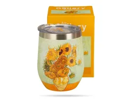 kubek-termiczny-stalowy-330ml-sloneczniki-van-gogh-duo