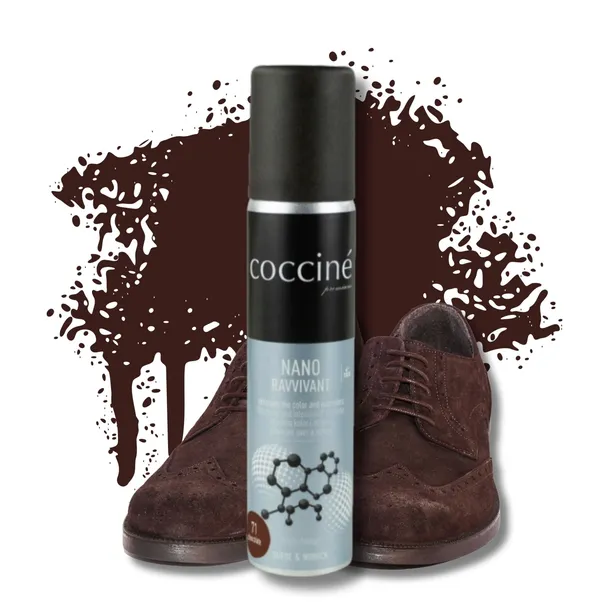 Farba do Zamszu Czekoladowa 71 Spray Coccine Nano Ravvivant 75 ml
