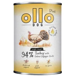 mokra-karma-dla-psa-ollo-plus-indyk-kolagen-400g
