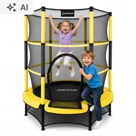 trampolina-dla-dzieci-140-cm-do-domu-rozowa-bezpieczna-z-siatka-wewnetrzna