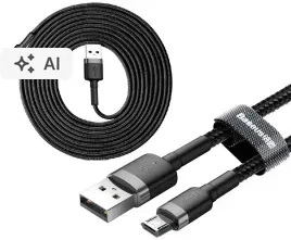 uniwersalny-kabel-baseus-micro-usb-camklf-cg1-nylonowy-15a-2m-czarno-szary