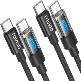 kabel-usb-c-do-usb-c-100-w-pd-szybkie-z-wyswietlaczem-2-sztuki-1m-czarne