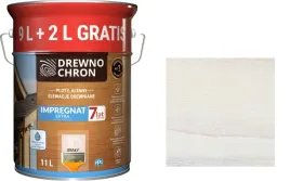 drewnochron-impregnat-extra-powlokotworczy-11l-bialy-7-lat-ochrony-9l-2l