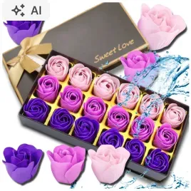 sztuczne-roze-flower-box-mydlane-kwiaty-18szt-prezent-dekoracyjne-fioletowe