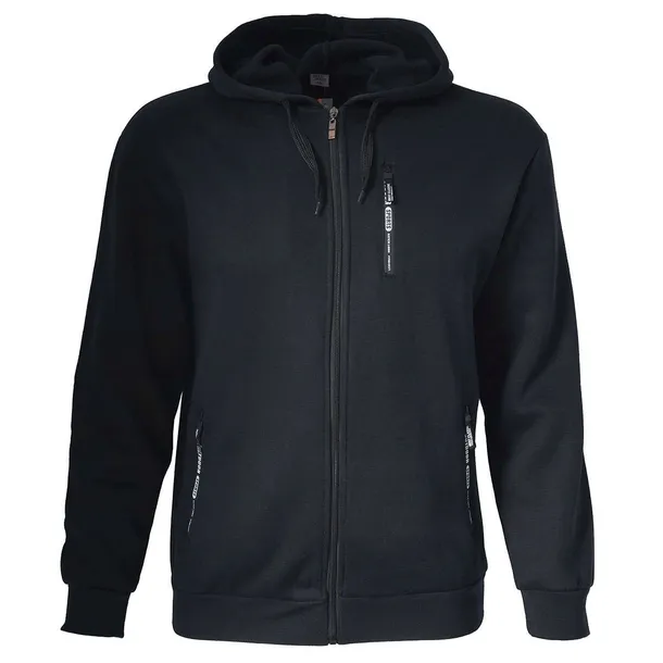 Bluza męska z kapturem rozpinana na zamek kieszenie duże rozmiary 4XL / 5XL