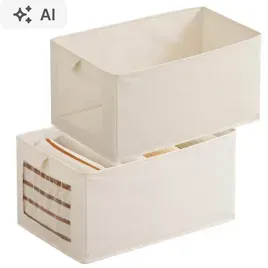 organizer-do-szuflady-na-ubrania-spodnie-jeansy-zestaw-2szt-wklad-bezowy