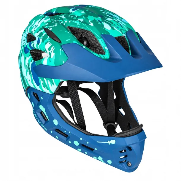 Kask rowerowy Full Face na rower hulajnogę Bervee ALPINE Bloom M