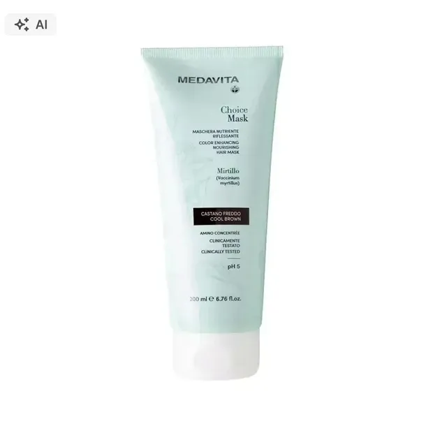 Medavita Choice Mask Castano Freddo maska koloryzująca do włosów 200 ml