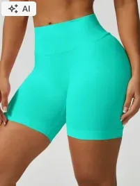 shein-turkusowe-elastyczne-spodenki-sportowe-z-domieszka-poliamidu-xl-1la