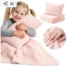 zestaw-do-przedszkola-zlobka-kocyk-koc-150x130-cm-poszewka-50x30-rozowy