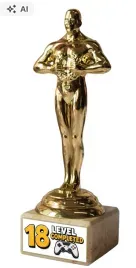 statuetka-zloty-gracz-18-level-completed-nagroda-dla-gracza-gamingowa