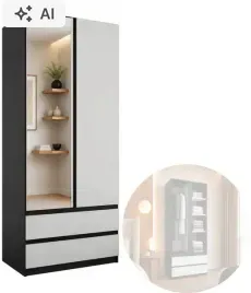 szafa-190x90-z-cichym-domykiem-bokami-w-calosci-z-lustrem-czarna-bialy