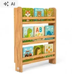 regal-na-ksiazki-dla-dzieci-biblioteczka-8060-bsh-63-debowy