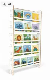 regal-dzieciecy-na-ksiazki-kids-helper-puzzle-14090-bsh-pz-95-bialy