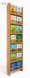 regal-dzieciecy-na-ksiazki-kids-helper-puzzle-20060-bsh-pz-67-debowy