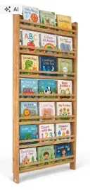 regal-dzieciecy-na-ksiazki-kids-helper-puzzle-20090-bsh-pz-97-debowy